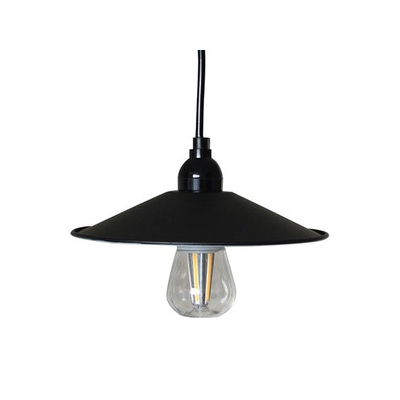 LEDペンダントライト マットブラックSサイズ(電球あり) P-220BK